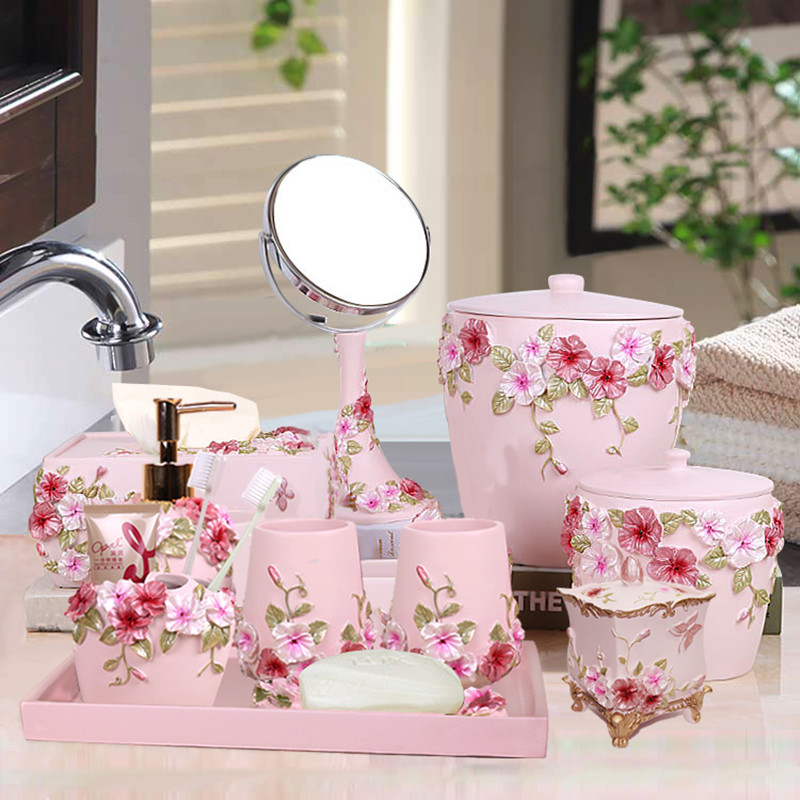 Wedding Bathroom Supply Kit - Pięć kawałek łazienka zestaw europejskiej mycia