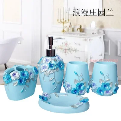5 szt./zestaw Żywiczne Akcesor – Wedding Bathroom Supply Kit recenzja i cena