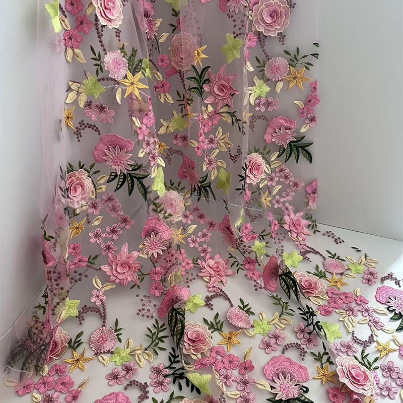 90x130cm 3D Kwiatowy Haftowany – Wedding Supply Wholesale recenzja i cena