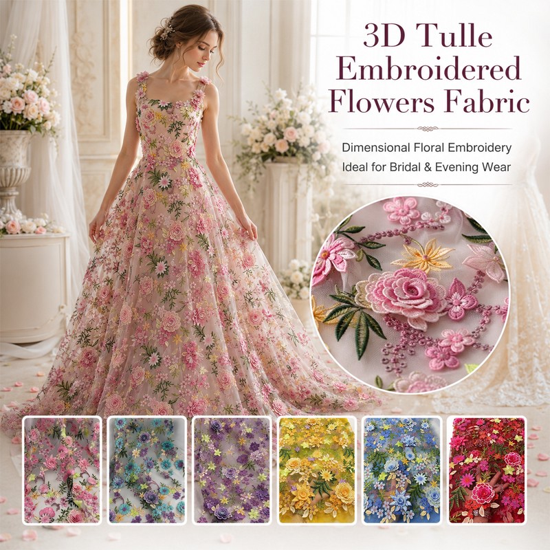 90x130cm 3D Kwiatowy Haftowany – Wedding Supply Wholesale recenzja i cena
