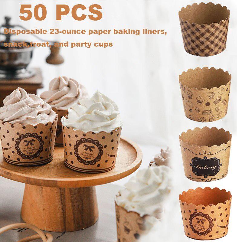50Pcs/Pack Cupcake Paper Cups  – Wedding Cake Supply recenzja i cena