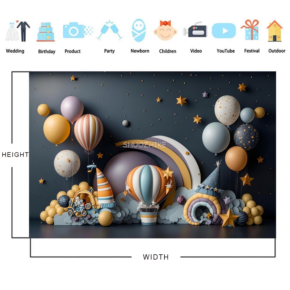Fotografia tło 3D balon dzieck – Wedding Qq recenzja i cena