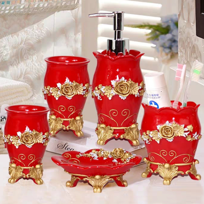 5szt Modne artykuły łazienkowe – Wedding Bathroom Supply Kit recenzja i cena