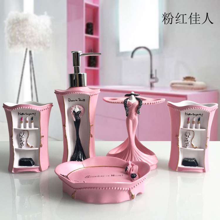 5szt Modne artykuły łazienkowe – Wedding Bathroom Supply Kit recenzja i cena