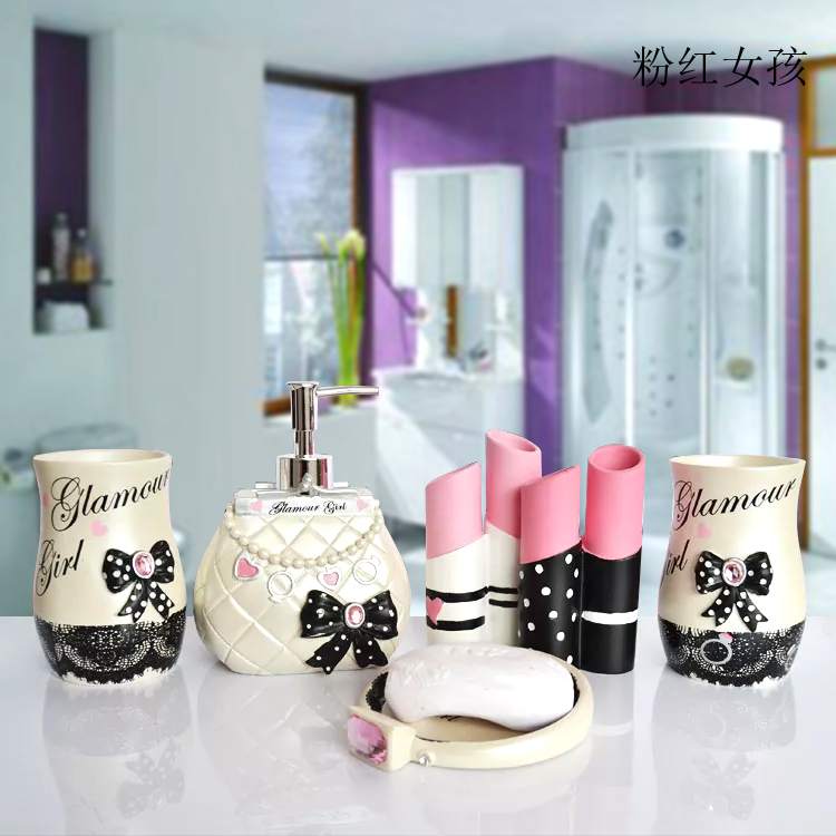 5szt Modne artykuły łazienkowe – Wedding Bathroom Supply Kit recenzja i cena